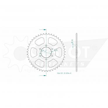 ESJOT  Sprocket 45 Z