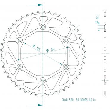 ESJOT  Sprocket 6L Z