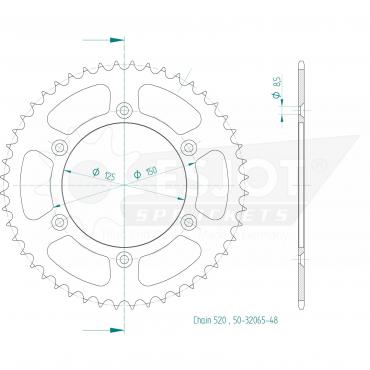 ESJOT  Sprocket 48 Z