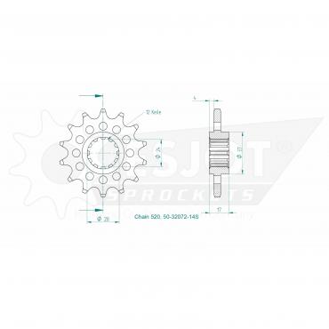 ESJOT Front Sprocket 14S Z