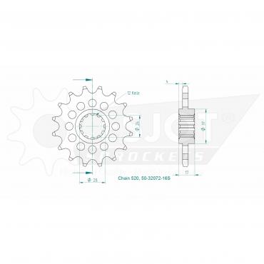 ESJOT Front Sprocket 16S Z