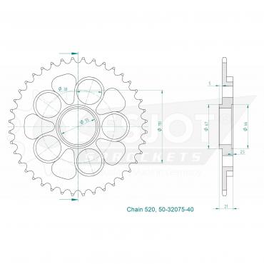 ESJOT  Sprocket 40 Z
