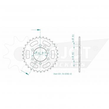 ESJOT  Sprocket 32 Z