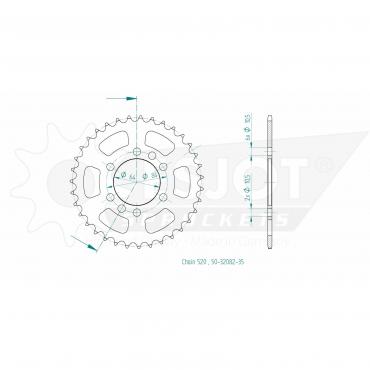 ESJOT  Sprocket 35 Z
