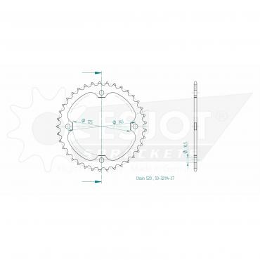 ESJOT  Sprocket 37 Z