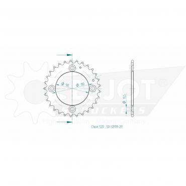ESJOT  Sprocket 29 Z