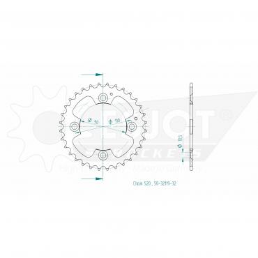 ESJOT  Sprocket 32 Z