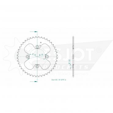 ESJOT  Sprocket 44 Z