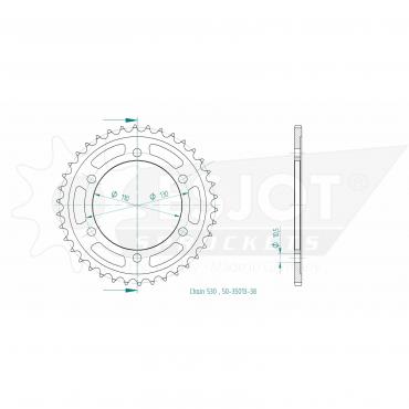 ESJOT  Sprocket 38 Z