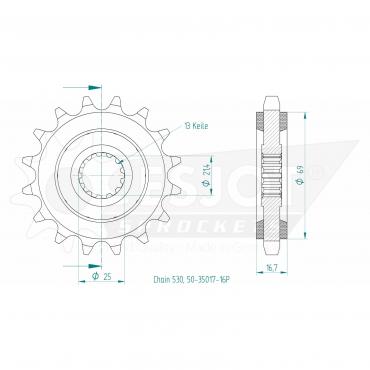 ESJOT  Sprocket 6P Z