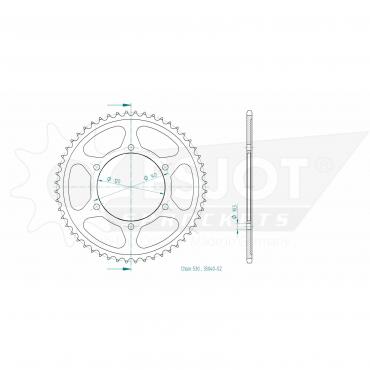ESJOT  Sprocket 52 Z