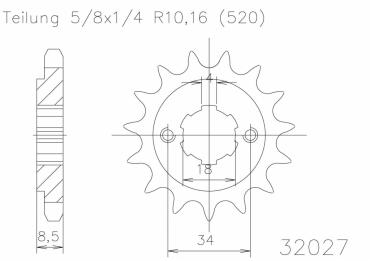 Ritzel 14 Z