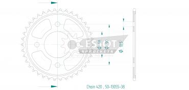 Esjot Kettenrad 38 Z