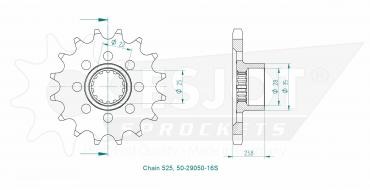 ESJOT Ritzel 16 Z S