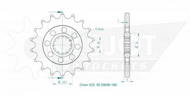 ESJOT Ritzel 18 Z S