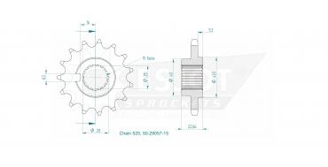 ESJOT Ritzel 15 Z