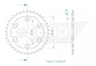 ESJOT Kettenrad 38 Z