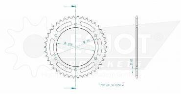 ESJOT Kettenrad 42 Z