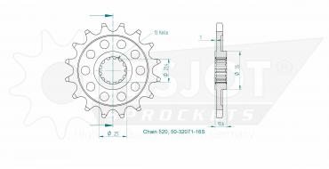 Esjot Ritzel 16 Z Sport