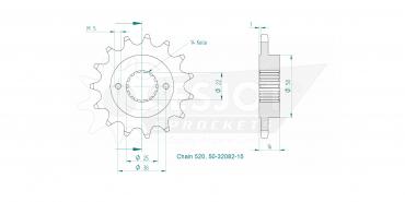 ESJOT Ritzel 15 Z