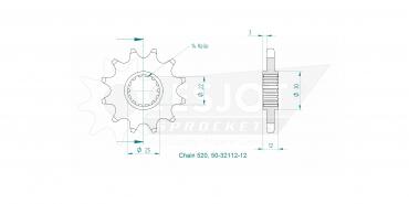 ESJOT Ritzel 12 Z