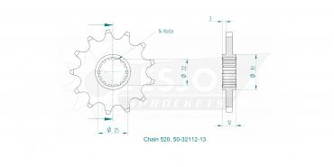 ESJOT Ritzel 13 Z