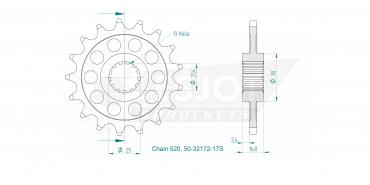 ESJOT Ritzel 17 Z S