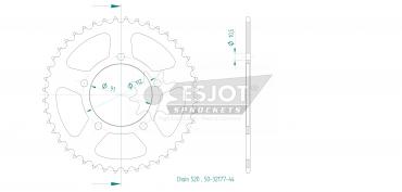 Esjot Kettenrad 44 Z