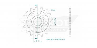 ESJOT Ritzel 17 Z S