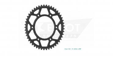 ESJOT Alu-KR Honda CRF 250/450 48 Z schwarz