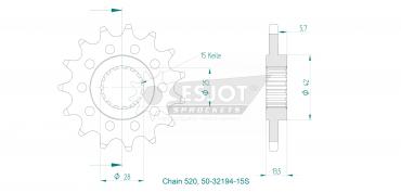 Esjot Ritzel 15 Z Sport