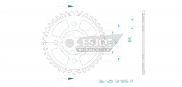 Esjot Kettenrad 37 Z