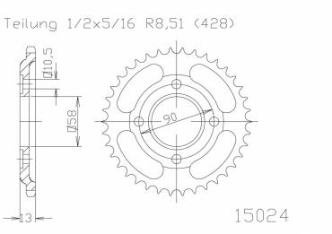 ESJOT Kettenrad 50 Z