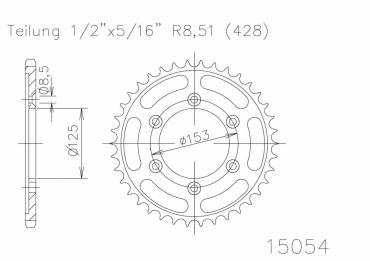 ESJOT Kettenrad 54 Z