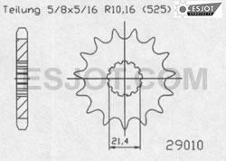 ESJOT Ritzel 18 Z