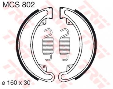 TRW Bremsbacken MCS802