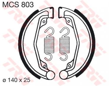 TRW Bremsbacken MCS803