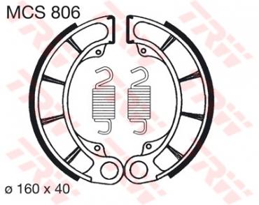 TRW Bremsbacken MCS806