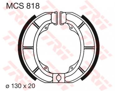 TRW Bremsbacken MCS818