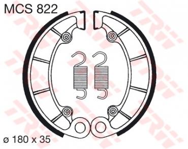 TRW Bremsbacken MCS822