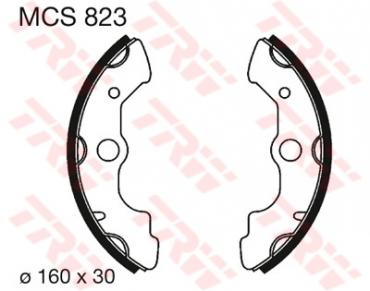 TRW Bremsbacken MCS823