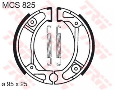 TRW Bremsbacken MCS825
