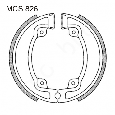 TRW Bremsbacken MCS826