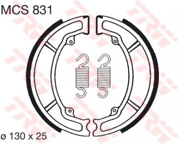 TRW Bremsbacken MCS831