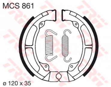 TRW Bremsbacken MCS861