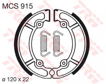 TRW Bremsbacken MCS915