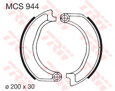 TRW Bremsbacken MCS944