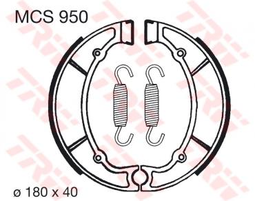 TRW Bremsbacken MCS950