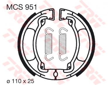 TRW Bremsbacken MCS951