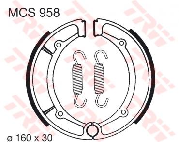 TRW Bremsbacken MCS958